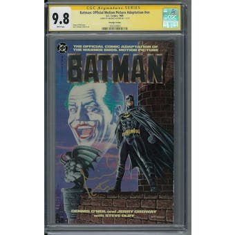 Batman: Official Motion Picture Adaptation #nn CGC 9.8 (W) Signed By Michael Keaton *1950330003*