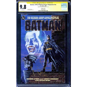 Batman: Official Motion Picture Adaptation #nn Michael Keaton Signature Series CGC 9.8 (W) *1950330004*