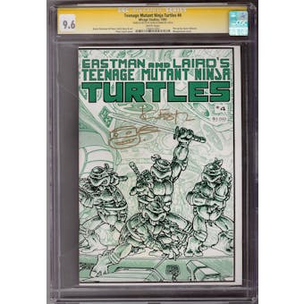 Teenage Mutant Ninja Turtles #4 CGC 9.6 (W) Signature Series (Eastman) *1950417001*
