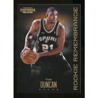 2012/13 Panini Contenders Rookie Remembrance #13 Tim Duncan