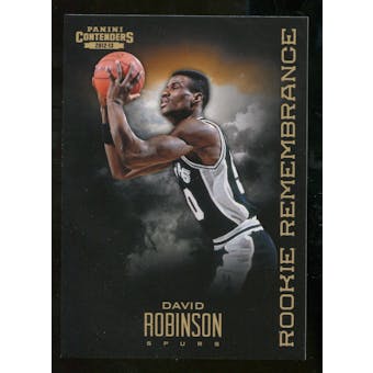 2012/13 Panini Contenders Rookie Remembrance #21 David Robinson