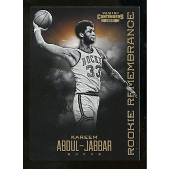 2012/13 Panini Contenders Rookie Remembrance #28 Kareem Abdul-Jabbar