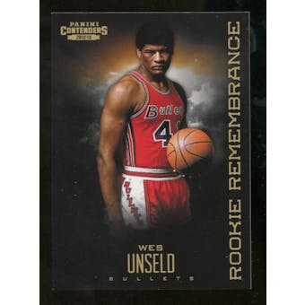2012/13 Panini Contenders Rookie Remembrance #29 Wes Unseld
