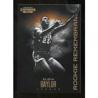 2012/13 Panini Contenders Rookie Remembrance #34 Elgin Baylor