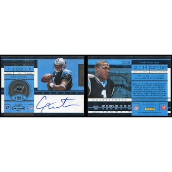 2011 Playoff Contenders #228A Cam Newton Auto RC