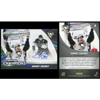 2011/12 Panini Certified Champions Autographs #8 Sidney Crosby 6/50