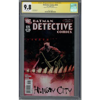 Detective Comics #876 CGC 9.8 (W) Sig Jock & Snyder *1953112002* SIG - (Hit Parade Inventory)