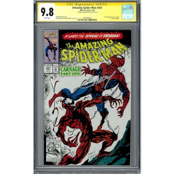 Amazing Spider-Man #361 CGC 9.8 Mark Bagley Signature Series (W) *1953848012*