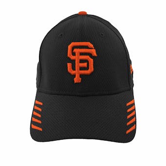 San Francisco Giants New Era 39Thirty Black Tech Grade Flex Fit Hat (Adult M/L)