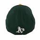 Oakland Athletics New Era 39Thirty Green Tech Grade Flex Fit Hat (Adult M/L)
