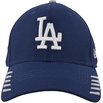 Los Angeles Dodgers New Era 39Thirty Blue Tech Grade Flex Fit Hat (Adult L/XL)