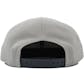 Atlanta Braves New Era 9Fifty Gray Grand Redux Flat Brim Snapback Hat (Adult One Size)
