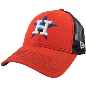 Houston Astros New Era 9Forty Orange Bold Mesher Adjustable Hat (Adult OSFA)