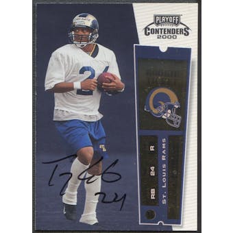 2000 Playoff Contenders #117 Trung Canidate Rookie Auto
