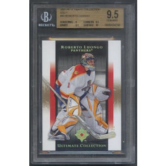 2005/06 Ultimate Collection #42 Roberto Luongo Gold #06/25 BGS 9.5