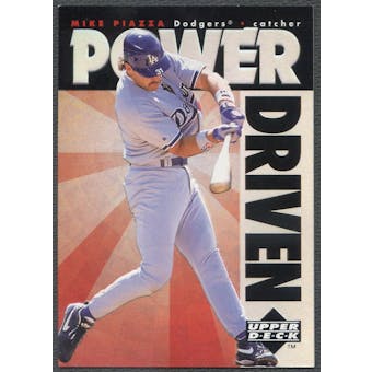 1996 Upper Deck #PD12 Mike Piazza Power Driven