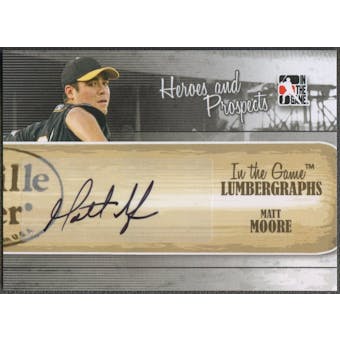 2011 ITG Heroes and Prospects #MM Matt Moore Lumbergraphs Auto