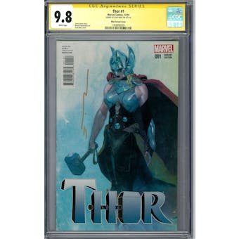 Thor #1 CGC 9.8 Esad Ribic Variant Signature Series (W) *1958998009*