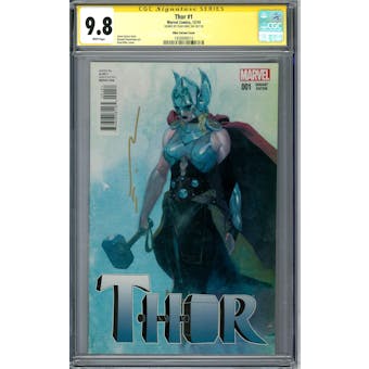 Thor #1 CGC 9.8 Esad Ribic Variant Signature Series (W) *1958998010*