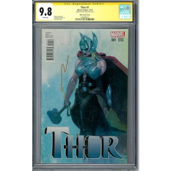 Thor #1 CGC 9.8 Esad Ribic Variant Signature Series (W) *1958998012*