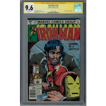 Iron Man #128 CGC 9.6 (W) Signed By Bob Layton *1959319008*