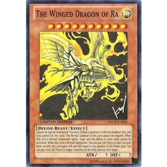 Yu-Gi-Oh Order of Chaos Single the Winged Dragon of Ra Super Rare - Slightly Played (SP)