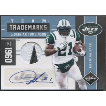 2011 Limited #18 LaDainian Tomlinson Team Trademarks Patch Auto #10/10