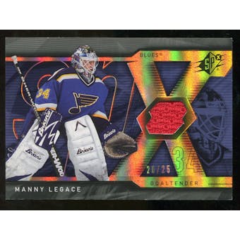2007/08 Upper Deck SPx Spectrum #50 Manny Legace Jersey /25