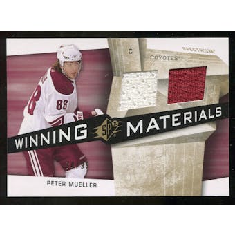 2008/09 Upper Deck SPx Winning Materials Spectrum #WMPM Peter Mueller /99