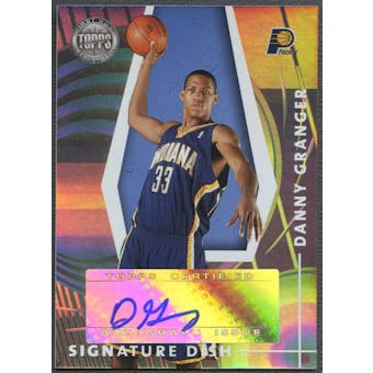 2005/06 Topps First Row #DG Danny Granger Signature Dish Rookie Auto #120/190