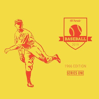 2019 Hit Parade Baseball 1966 Edition - Series 1 - 10 Box Hobby Case /203 - Mantle-Mays-Jenkins-PSA
