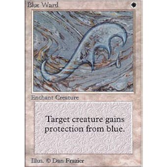 Magic the Gathering Alpha Single Blue Ward - NEAR MINT (NM)