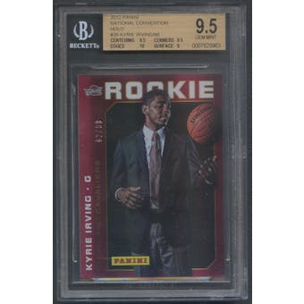 2012 Panini #35 Kyrie Irving National Convention Holo Rookie #02/99 BGS 9.5