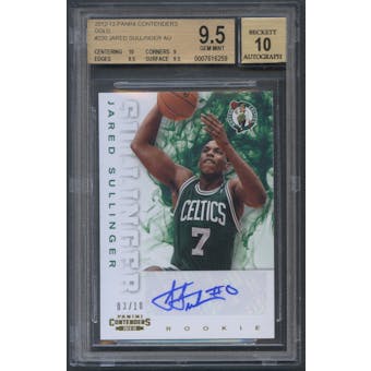 2012/13 Panini Contenders #220 Jared Sullinger Gold Rookie Auto #03/10 BGS 9.5