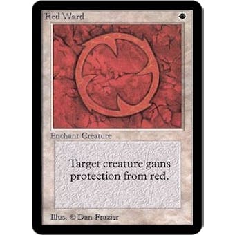Magic the Gathering Alpha Single Red Ward - NEAR MINT (NM)