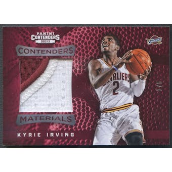 2012/13 Panini Contenders #48 Kyrie Irving Materials Prime Rookie Patch #1/5