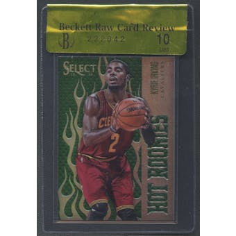 2012/13 Select #31 Kyrie Irving Hot Rookies Rookie Prizms Green #14/15 BGS 10 Raw Card Review