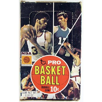 1970/71 Topps 2nd Series Basketball Wax Box
