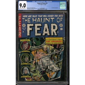 Haunt of Fear #16 CGC 9.0 (OW-W) *1970754004*