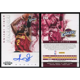 2012/13 Panini Contenders #250 Kyrie Irving RC Autograph