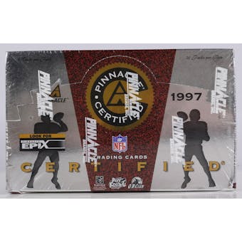 1997 Pinnacle Certified Football Hobby Box
