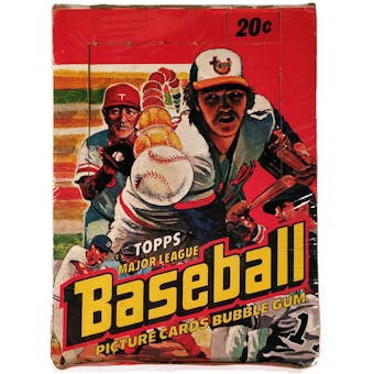 1978 Topps Baseball Wax Box