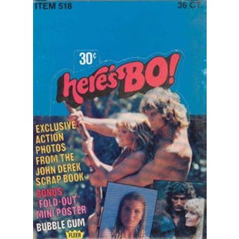 Here's BO! Bo Derek Trading Cards Wax Box (1981 Fleer)