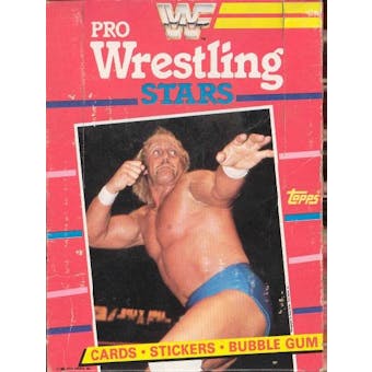 1985 Topps WWF Pro Wrestling Stars Wax Box
