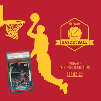 2019/20 Hit Parade Basketball 1986-87 The PSA 8 Edition - Series 23 - Hobby Box /132 PSA Jordan (Ships 3/26)