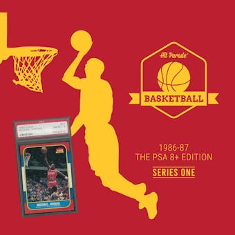 2019/20 Hit Parade Basketball 1986-87 The PSA 8+ Edition - Series 1 - Hobby Box /143 PSA Jordan (SHIPS 8/21)