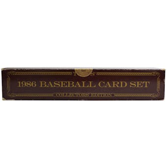 1986 Topps Tiffany Baseball Factory Set