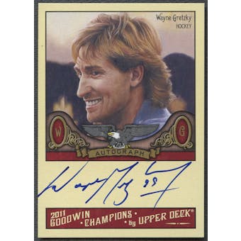 2011 Upper Deck Goodwin Champions #WG Wayne Gretzky Auto