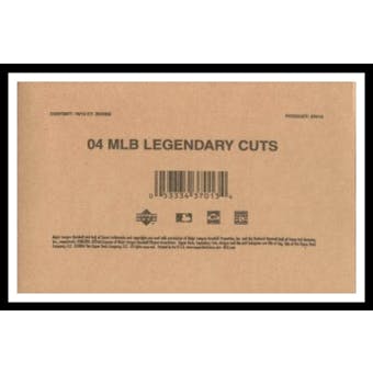 2004 Upper Deck SP Legendary Cuts Baseball 16-Box Hobby Case