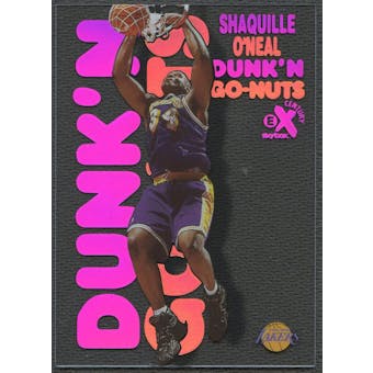 1998/99 E-X Century #9 Shaquille O'Neal Dunk 'N Go Nuts